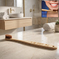 Soft Bristle Bamboo Toothbrush, Eco-Friendly Wooden Toothbrush with Engraved Handle (1 Pc)