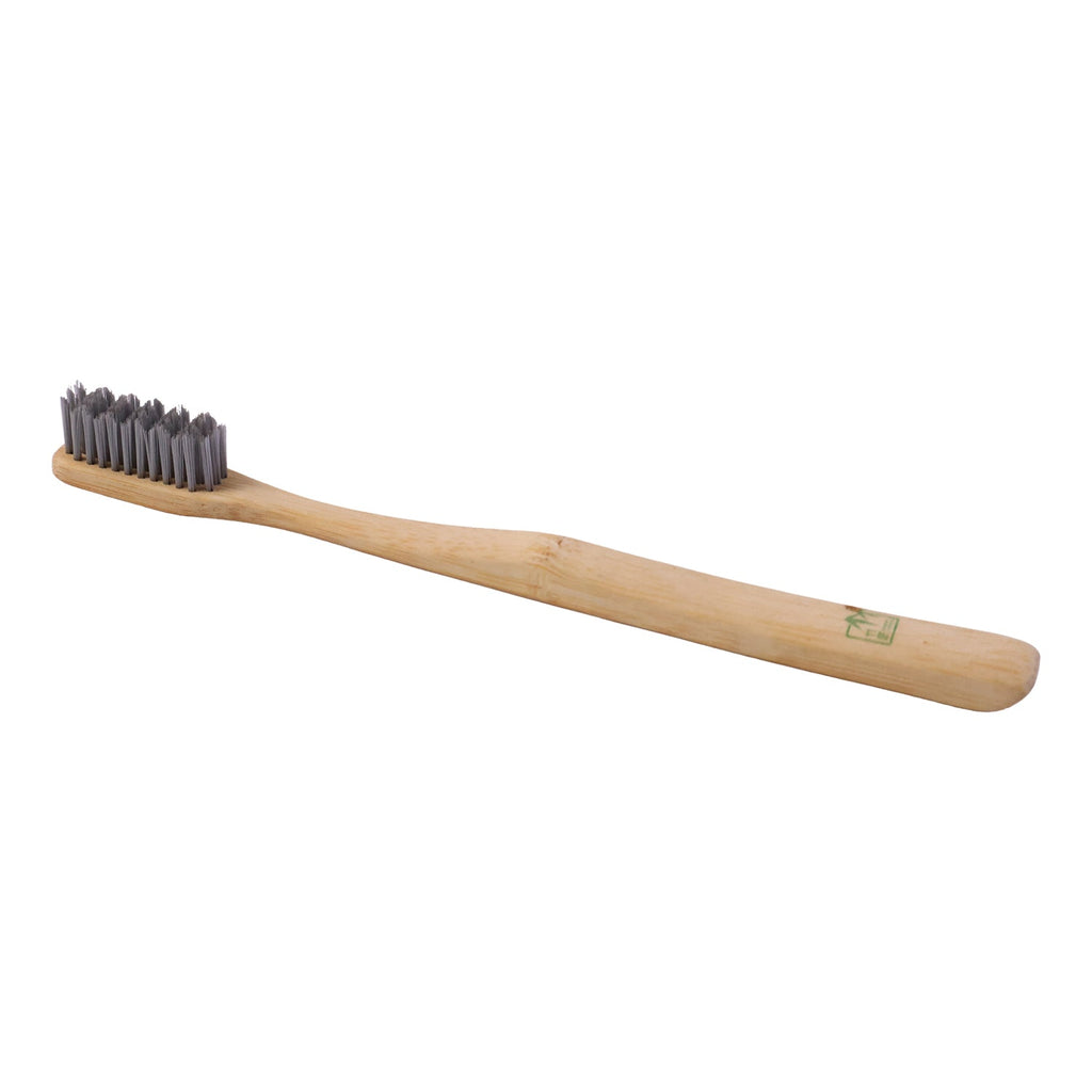 Soft Bamboo Toothbrush, Biodegradable Wooden Toothbrush with Soft Bristles (1 Pc)