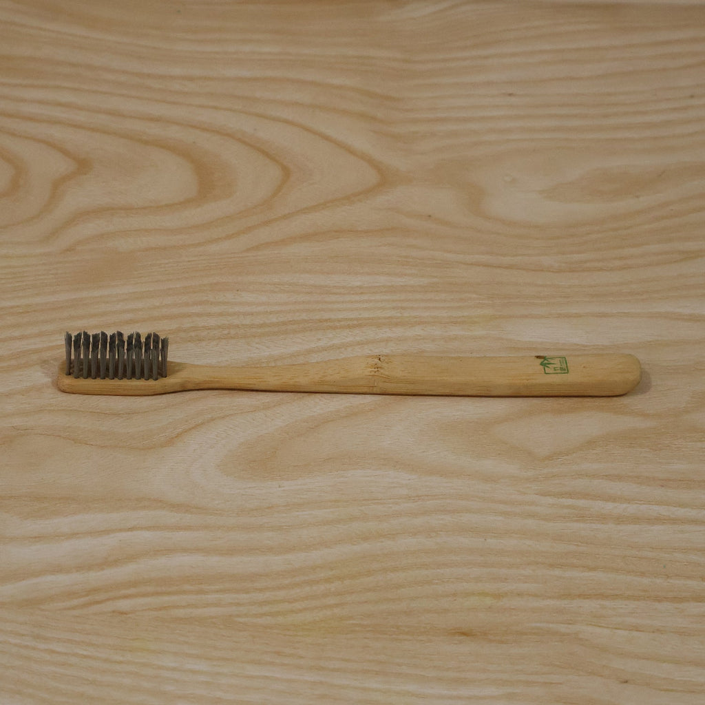 Soft Bamboo Toothbrush, Biodegradable Wooden Toothbrush with Soft Bristles (1 Pc)