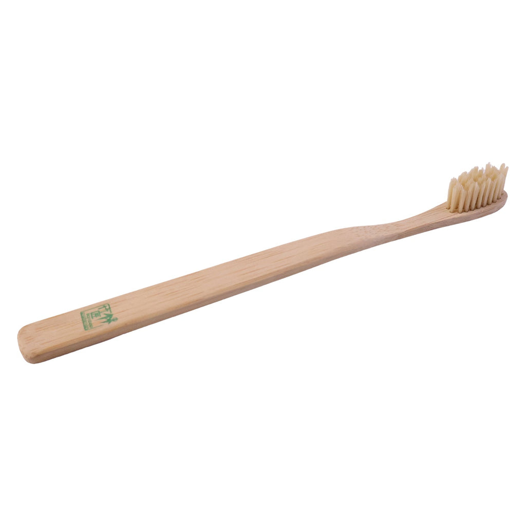 Soft Bamboo Toothbrush, Biodegradable Wooden Toothbrush with Natural Bristles (1 Pc)