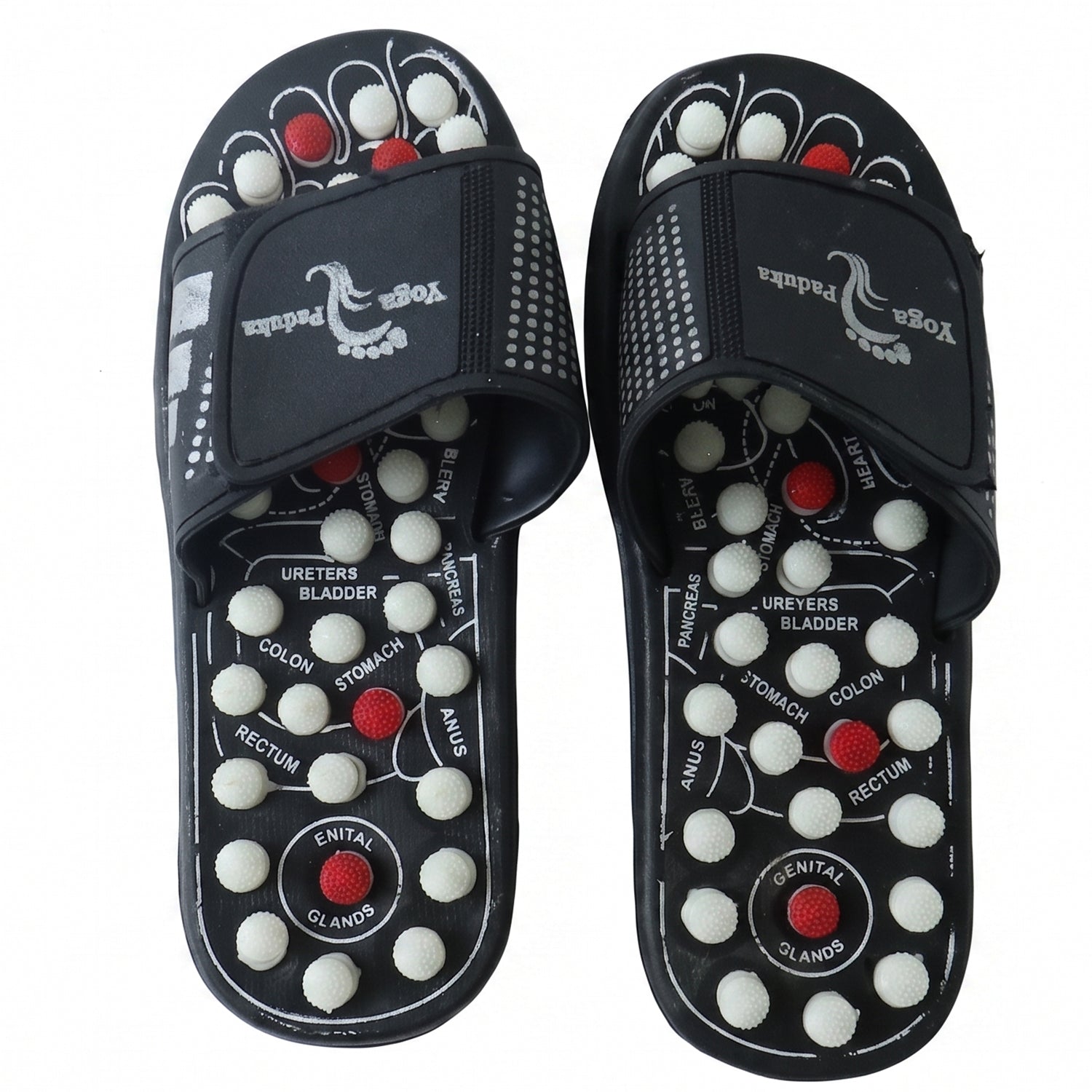 Wellness reflexology massager slippers to relieve tired feet