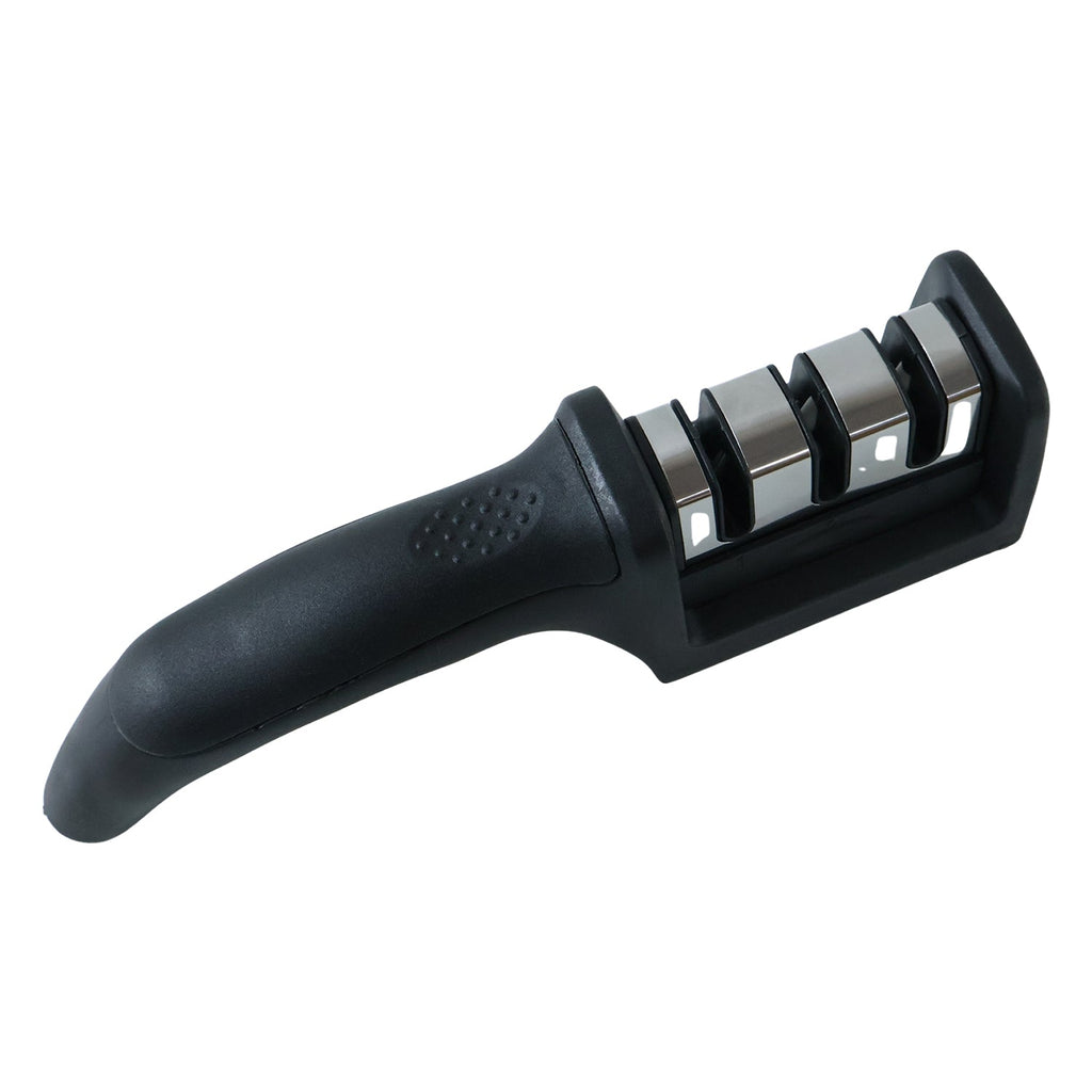 3 Stage Manual Knife Sharpener Tool for Steel and Ceramic Knives Kitchen (1 Pc) view 5