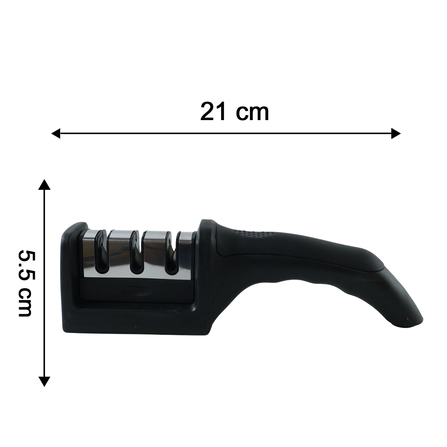 3 Stage Manual Knife Sharpener Tool for Steel and Ceramic Knives Kitchen (1 Pc) view 6