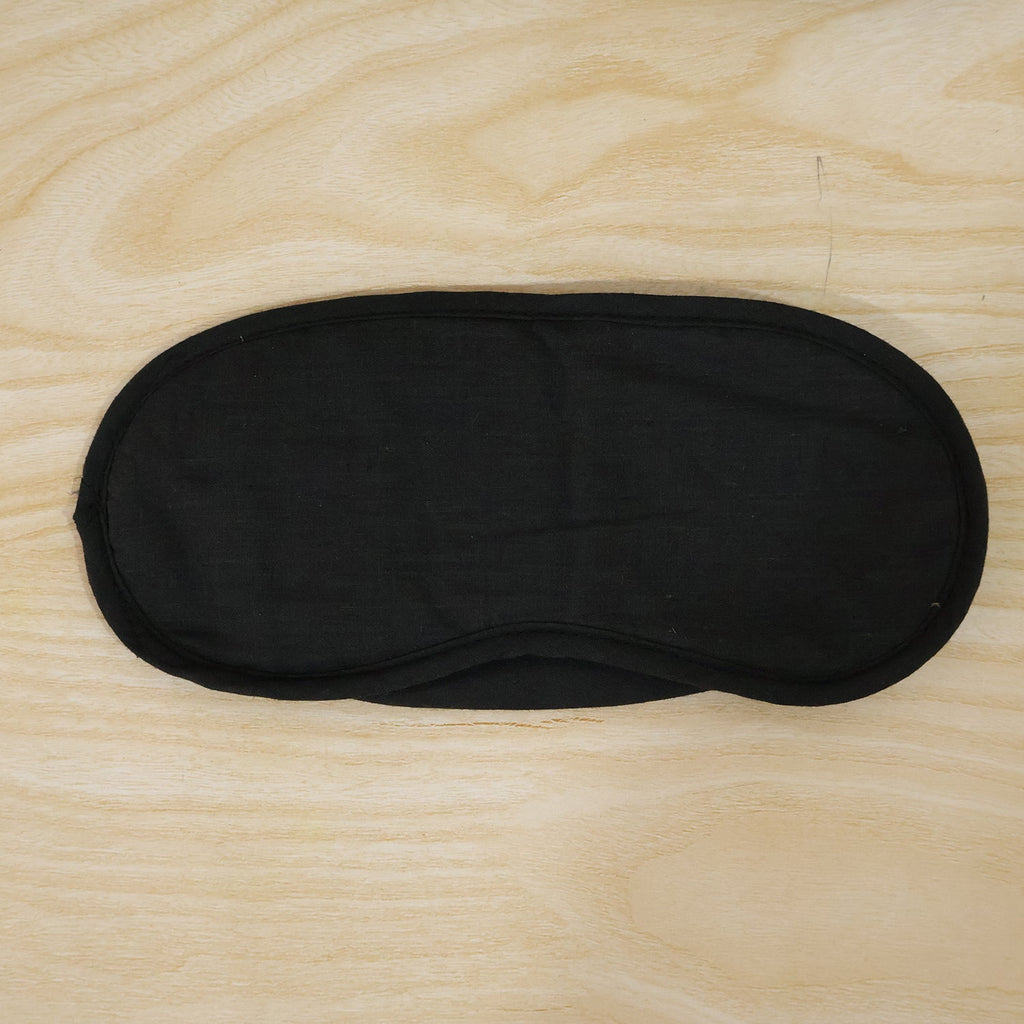 Black fabric eye mask 1 pc