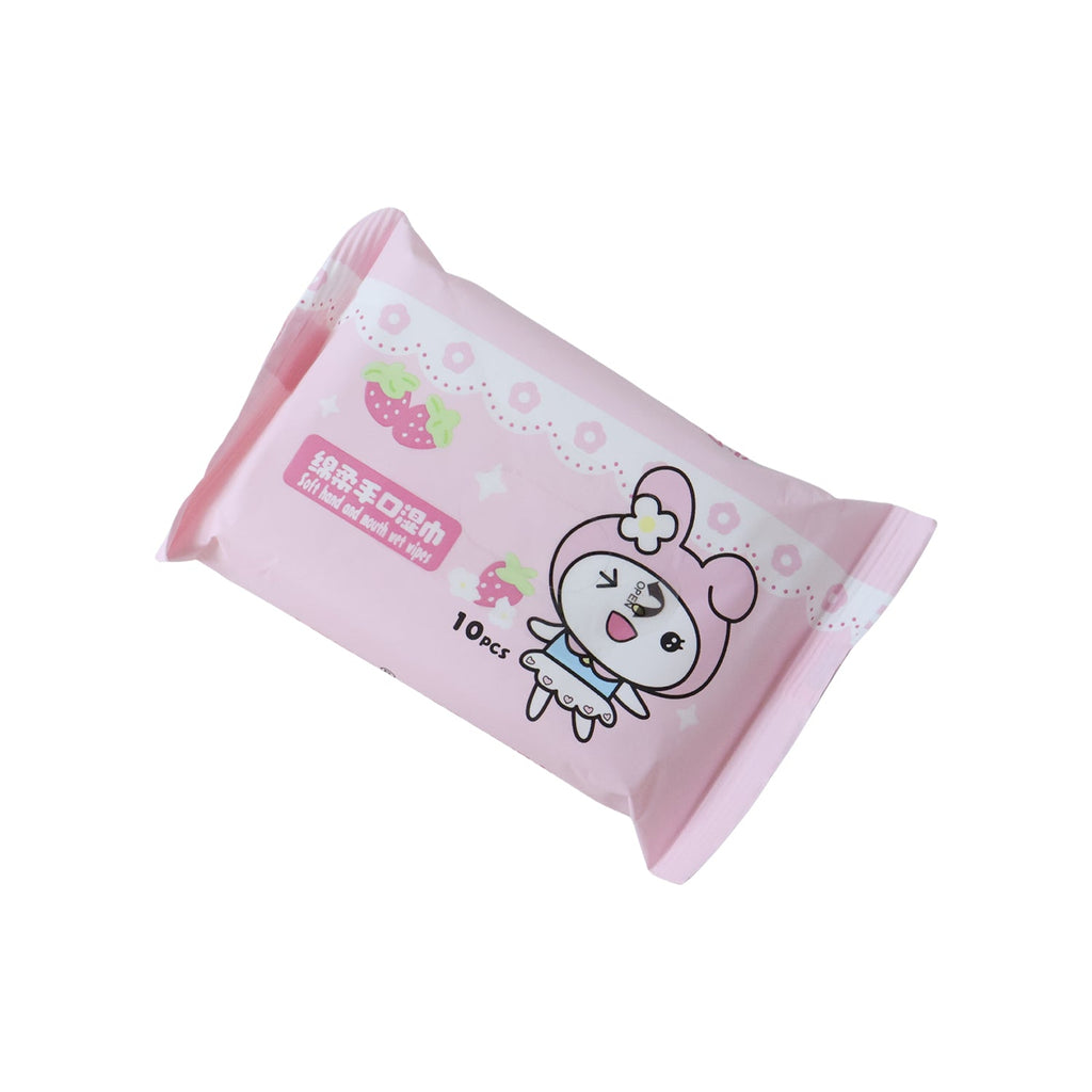 Opened pack of soft wet wipes showing moist, gentle cloths