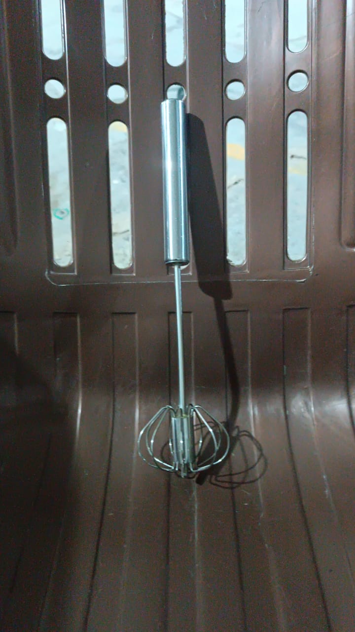 Hand push rotary whisk kitchen use