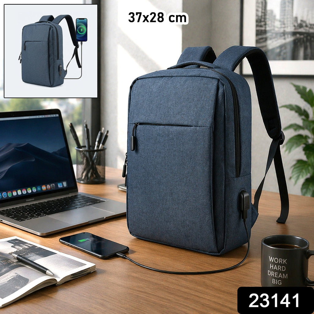 Stylish travel backpack with secure anti-theft design and laptop storage