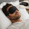 Men Sleeping Eye Mask Light Blocking Soft Adjustable for Sleep Travel (1 Pc)