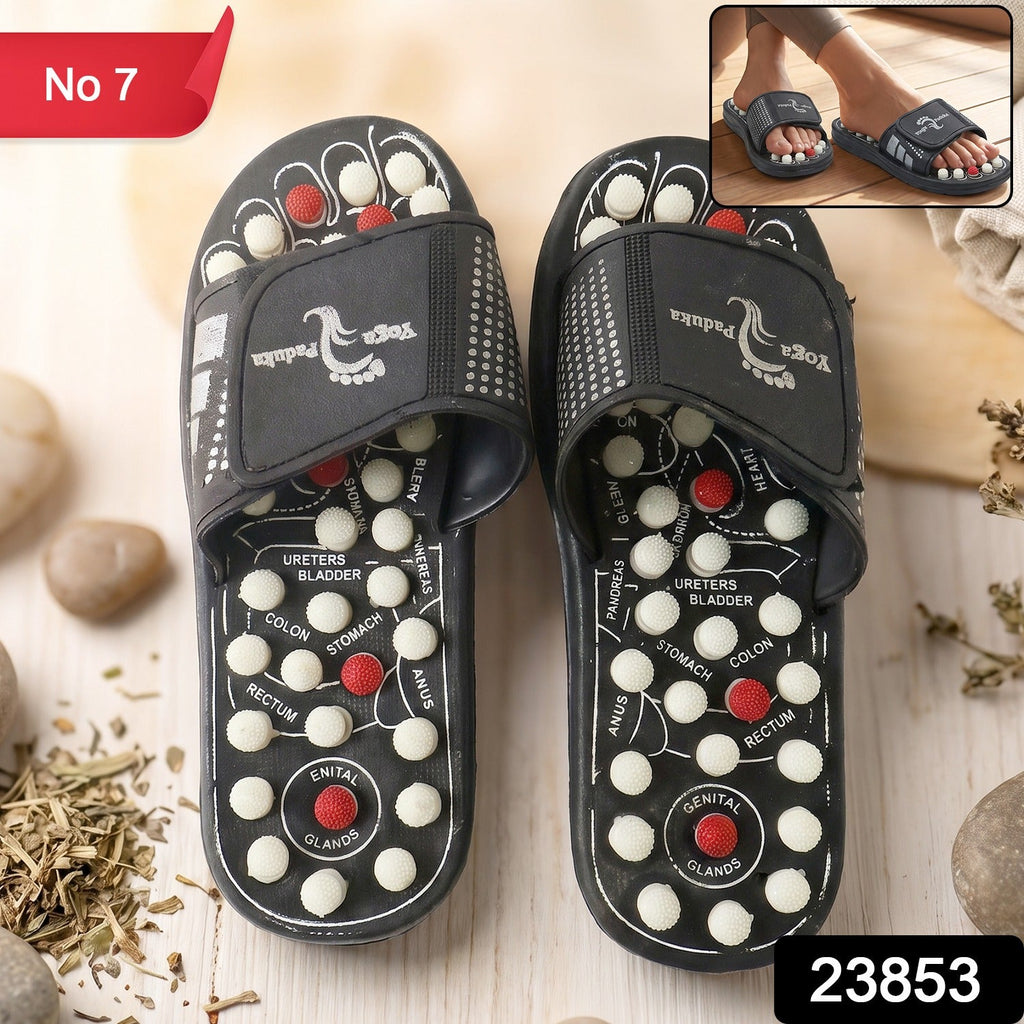 Reflexology massage sandals that stimulate foot pressure points