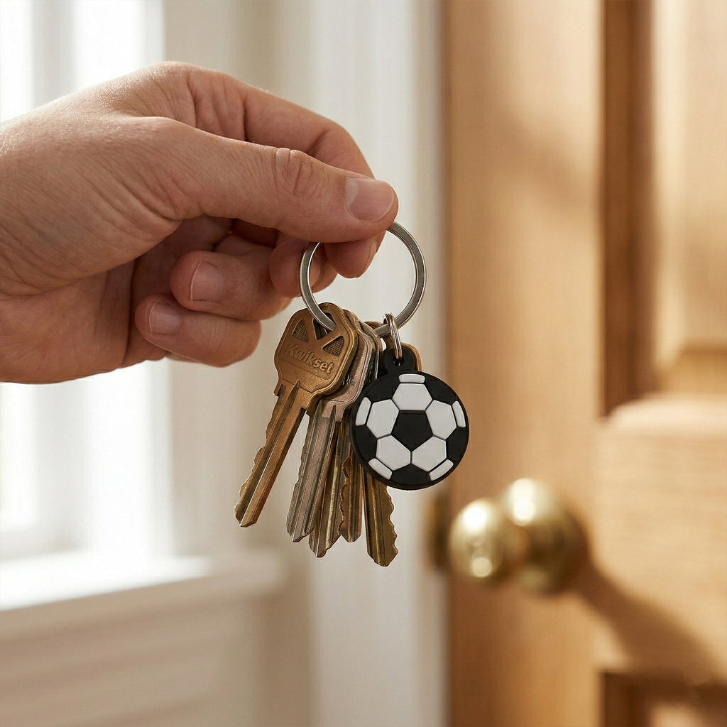 Football keychain charm for accessories and gifts