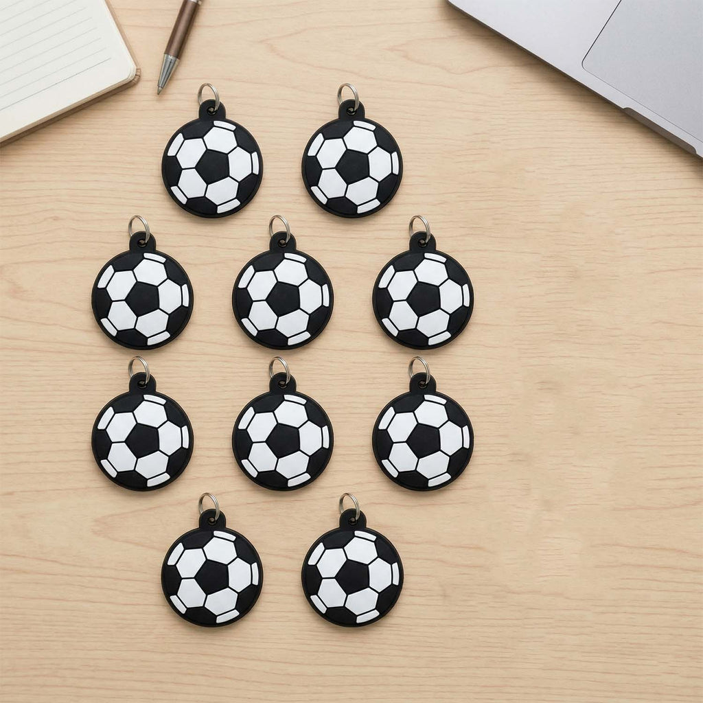 Football shape key holder for bags and keys