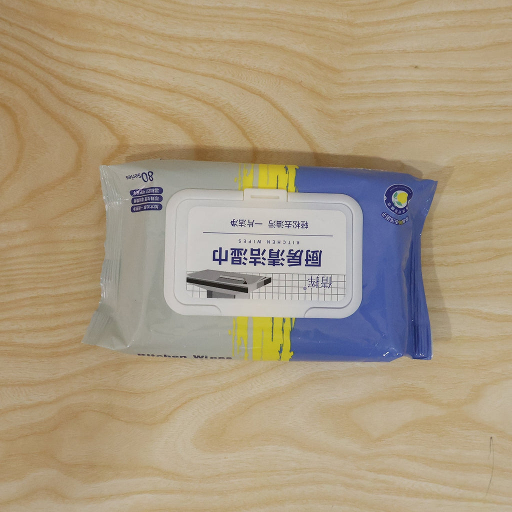 Handy kitchen degreasing wipes for daily cleaning