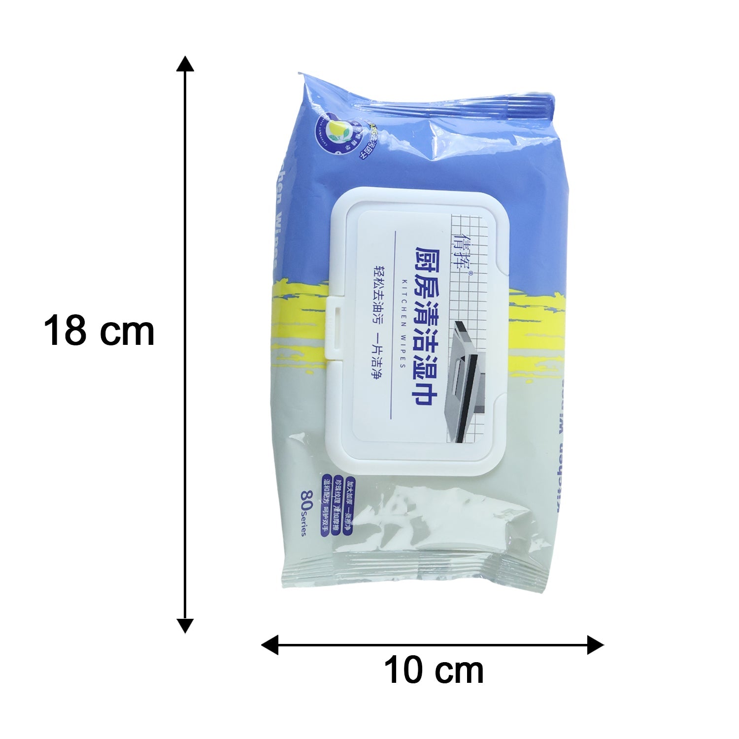 Multipurpose kitchen cleaning wipes for quick mess removal