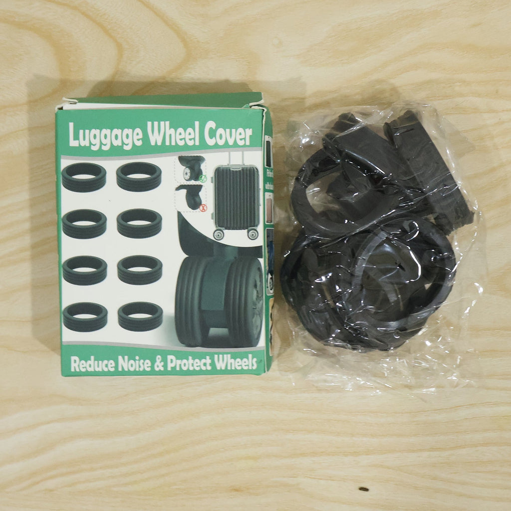 Durable silicone wheel covers to reduce noise and protect floors