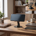 Metal foldable mobile stand with 360 degree rotating adjustable holder (1 pc)