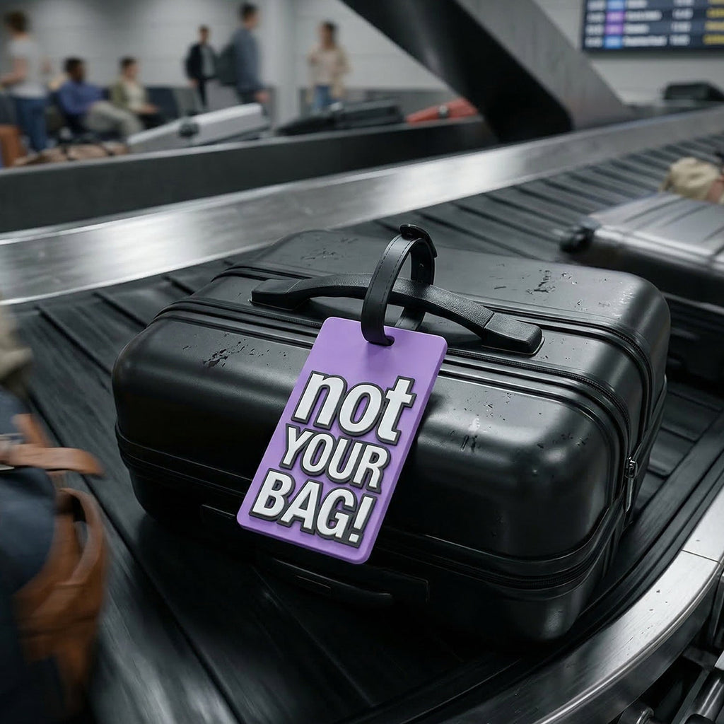 travel suitcase ID tag for baggage identification