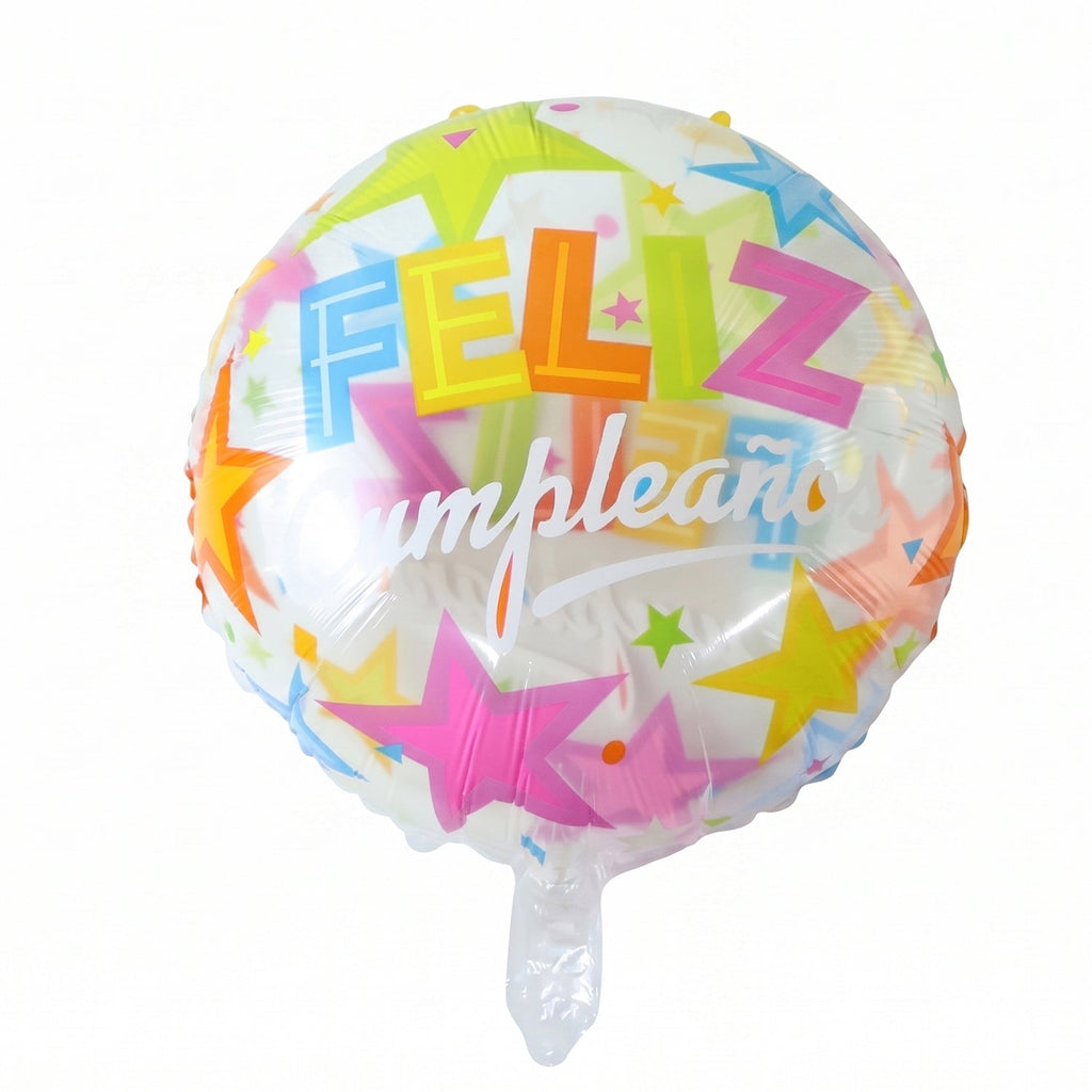 Shiny festive balloon in bright colors for party decoration