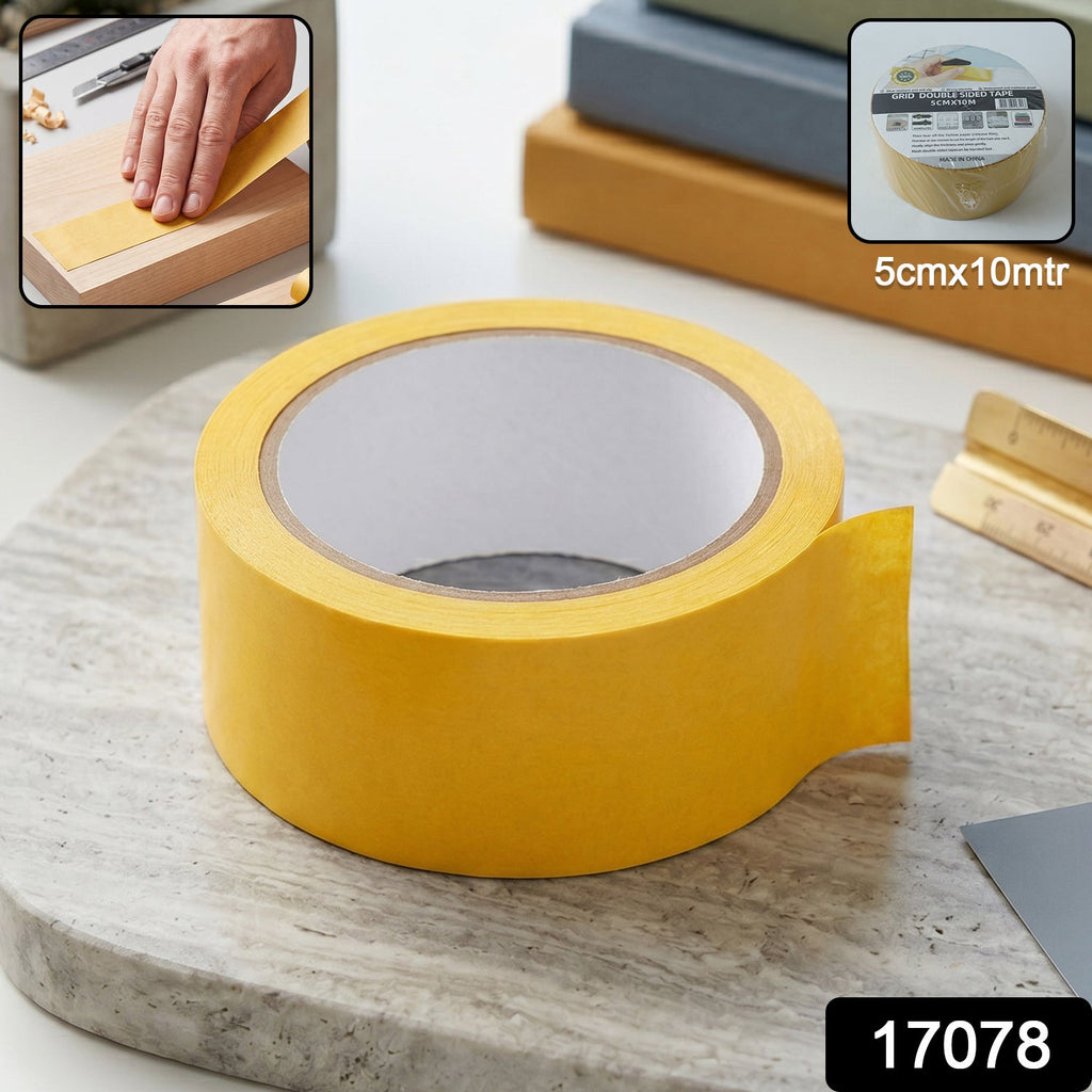 Close-up of waterproof double sided adhesive tape roll industrial & scientific