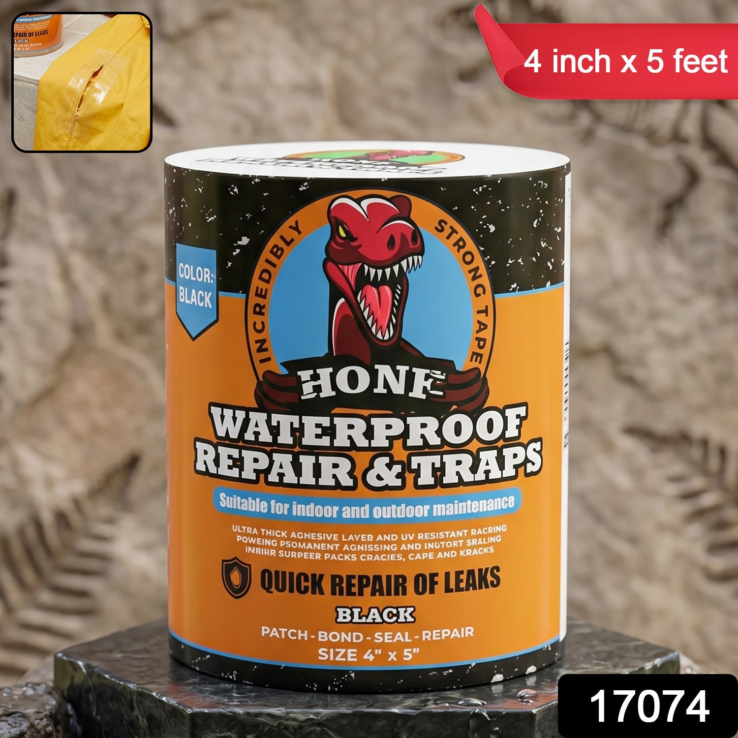 Waterproof repair tape pack