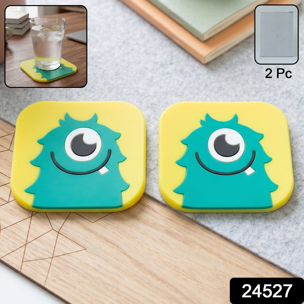 Silicone coaster pack