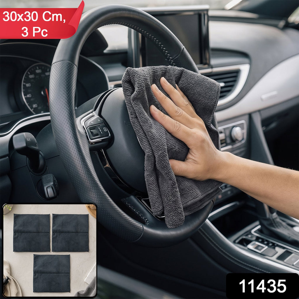 Microfiber towel 30x30 cm pack 3
