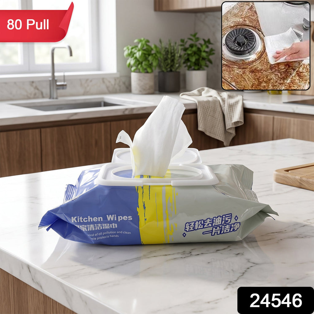 80 sheet kitchen wipes for cutting through grease and oil