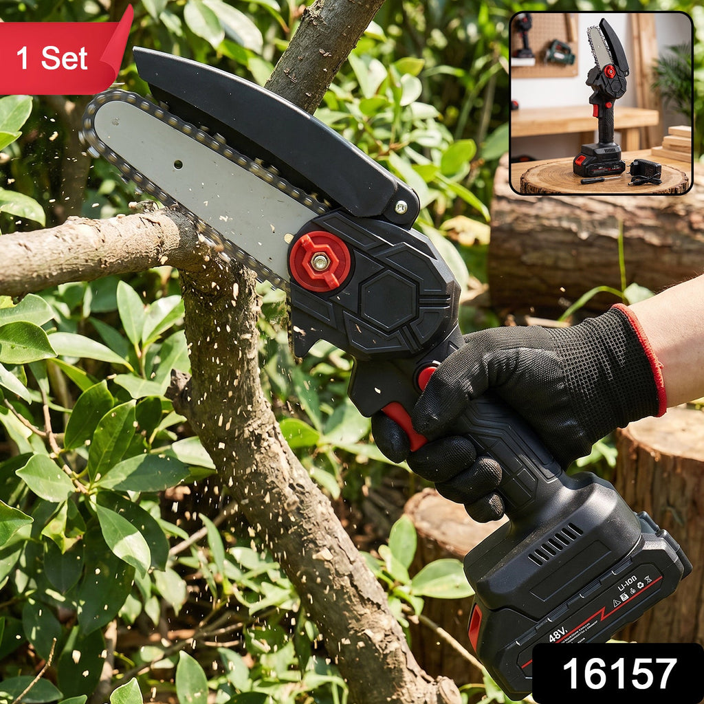 Cordless chainsaw 48V battery