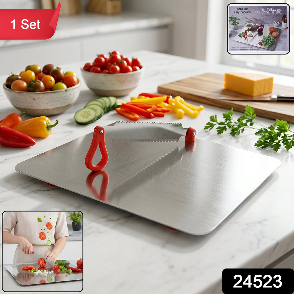 Steel chopping board pack
