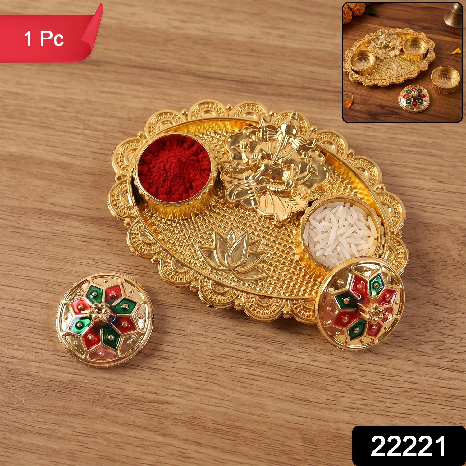 Ganesh kankavati holder pack pooja essentials