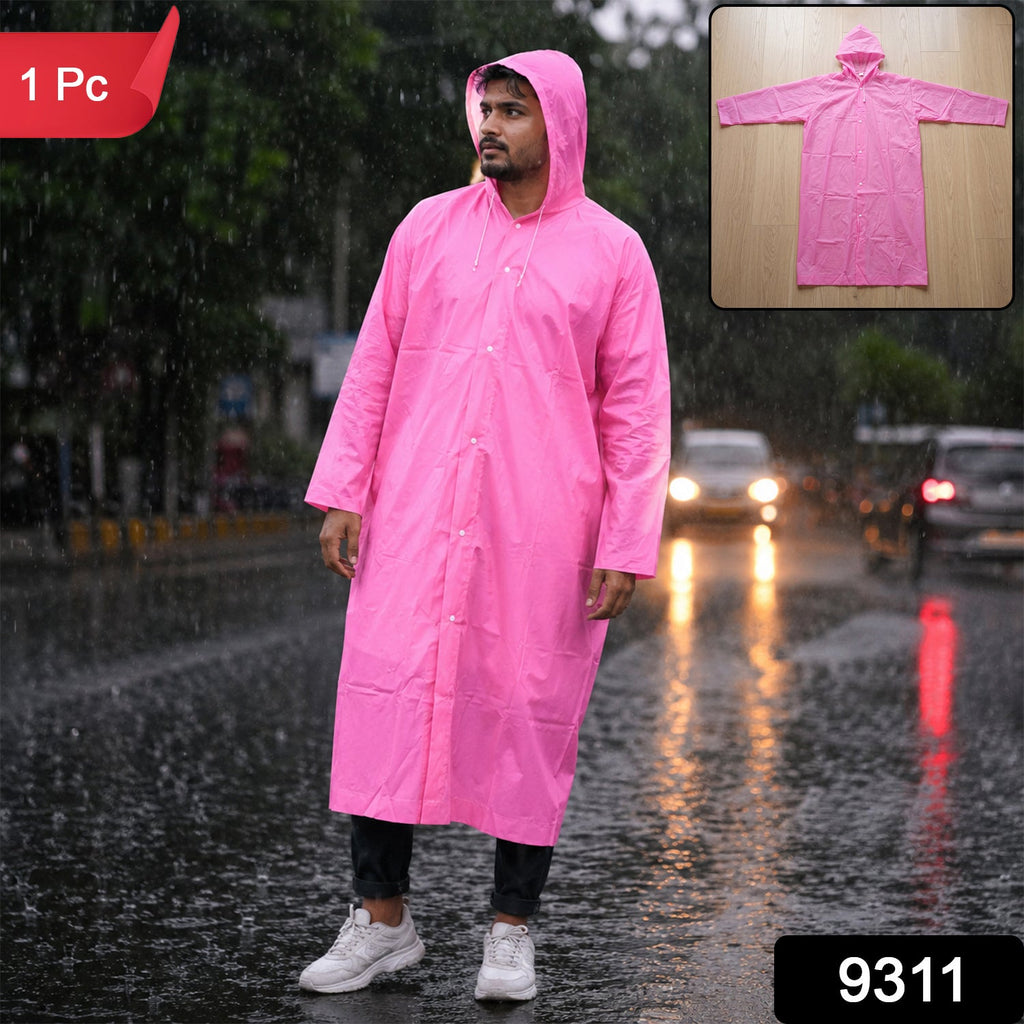 Long raincoat men women monsoon