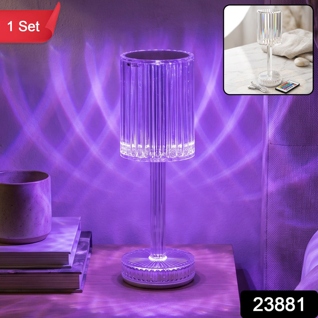 RGB crystal table lamp remote