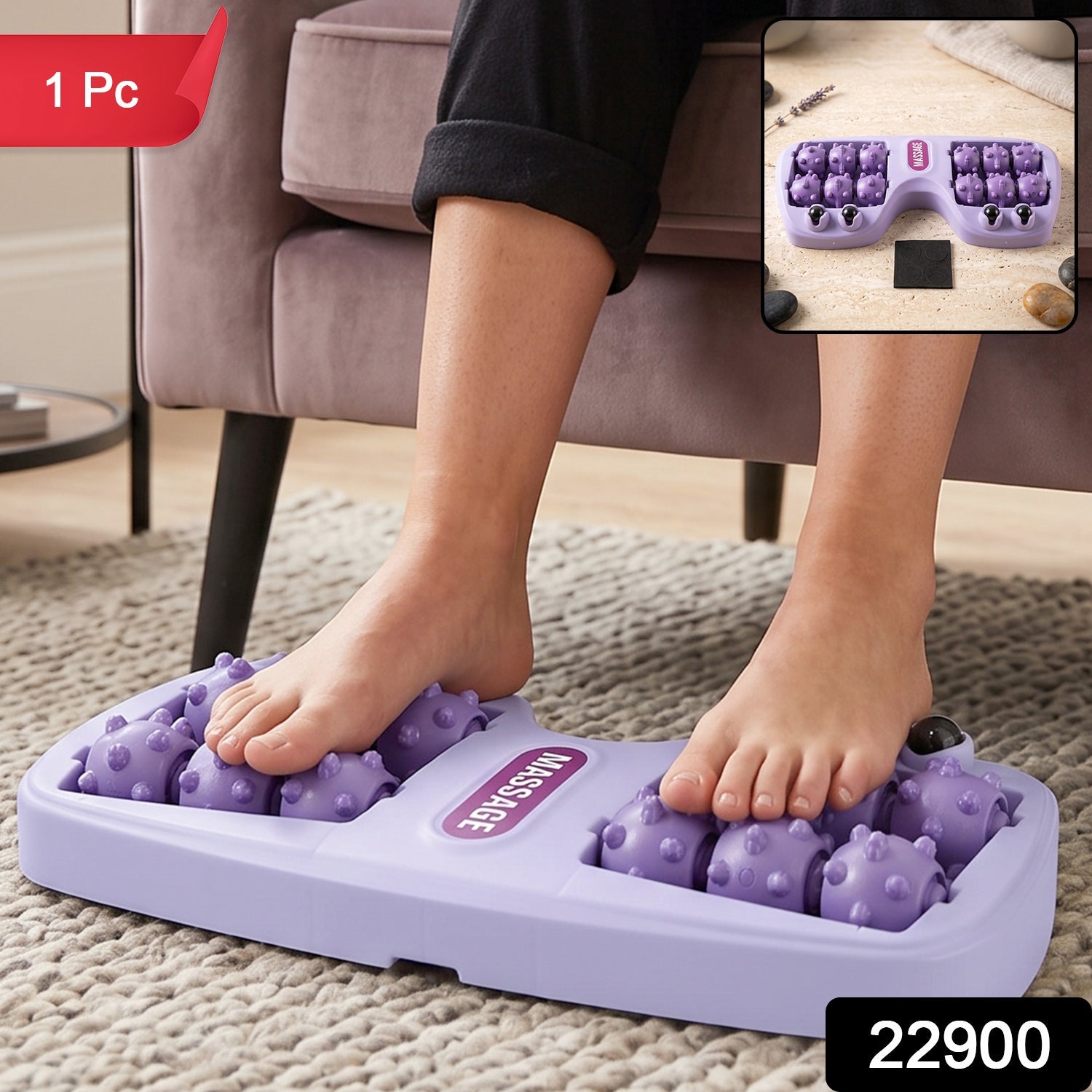 Acupressure nodes foot massager