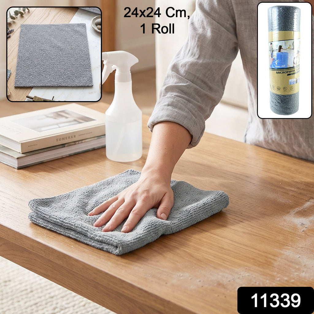 Tear off microfibre cleaning cloths for kitchen and home