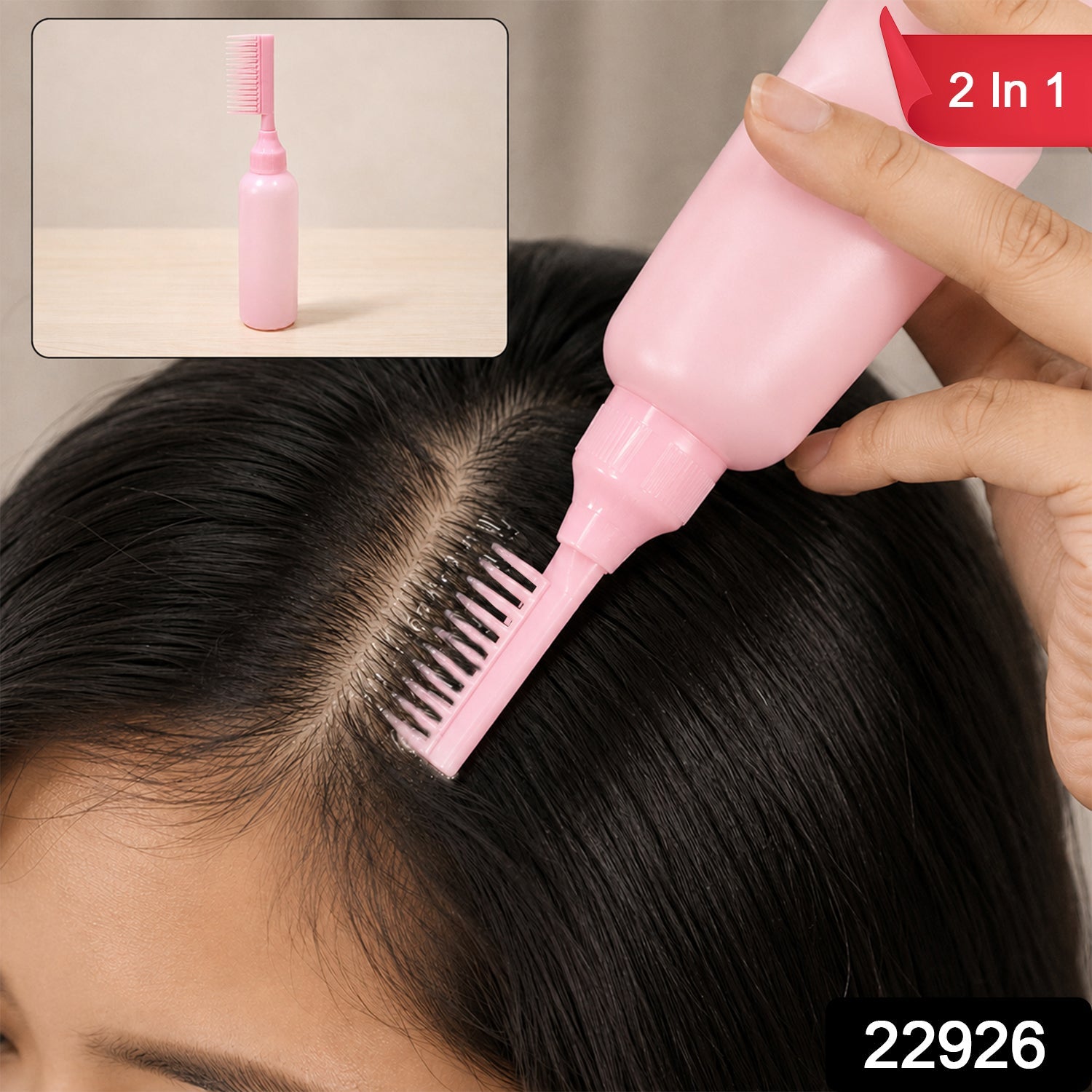 Scalp comb oil applicator root care
