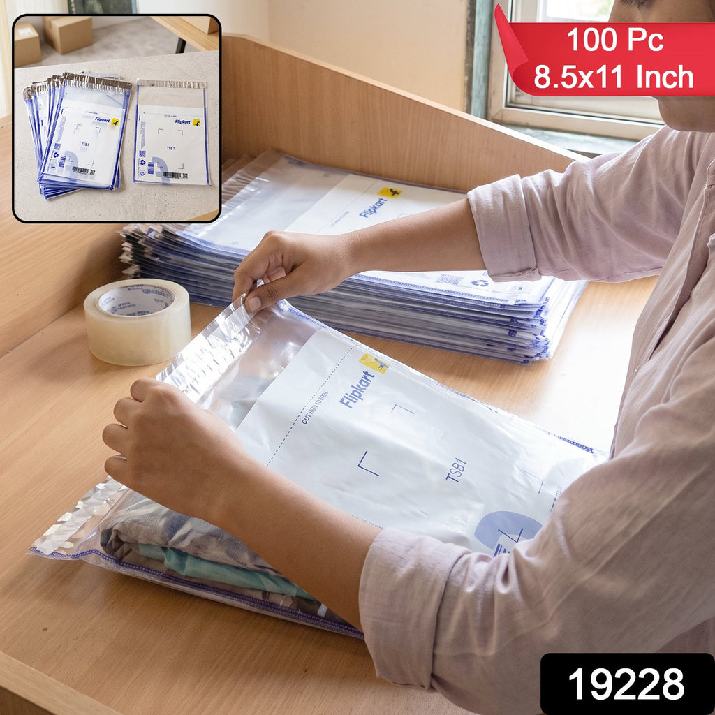Tamper proof courier polybags, 8.5 x 11 inch, for shipping