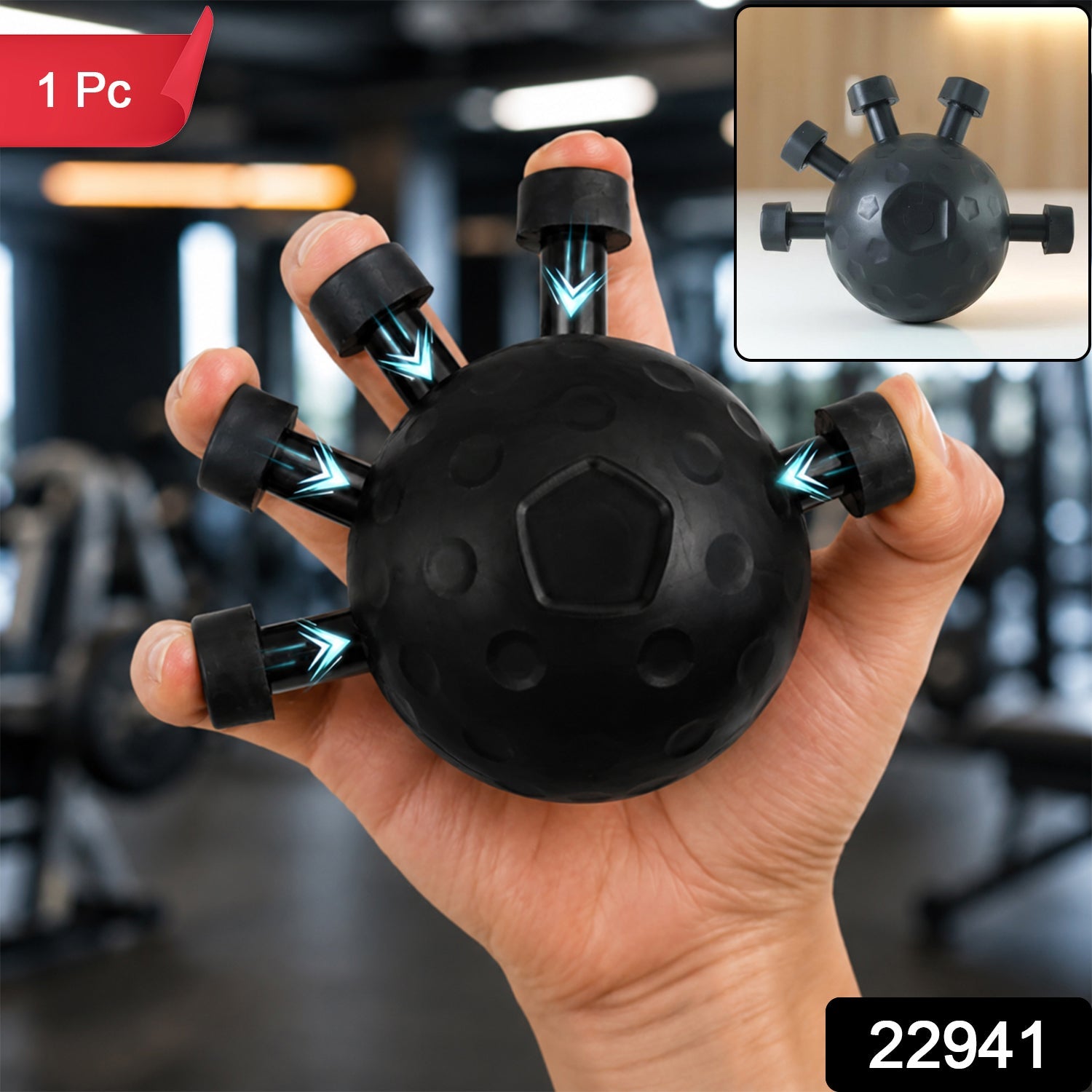 Finger and hand gripper for building grip and forearm strength