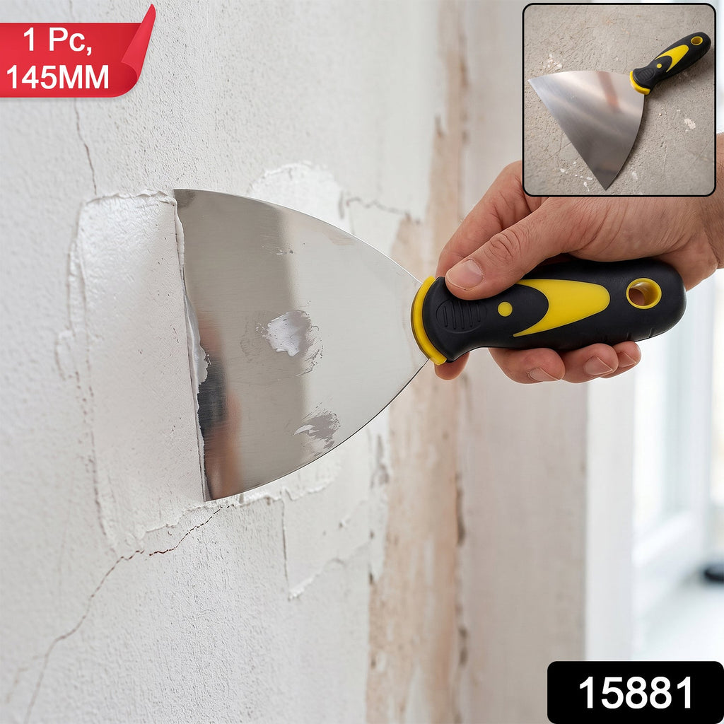 Putty scraper flexible blade wall filler