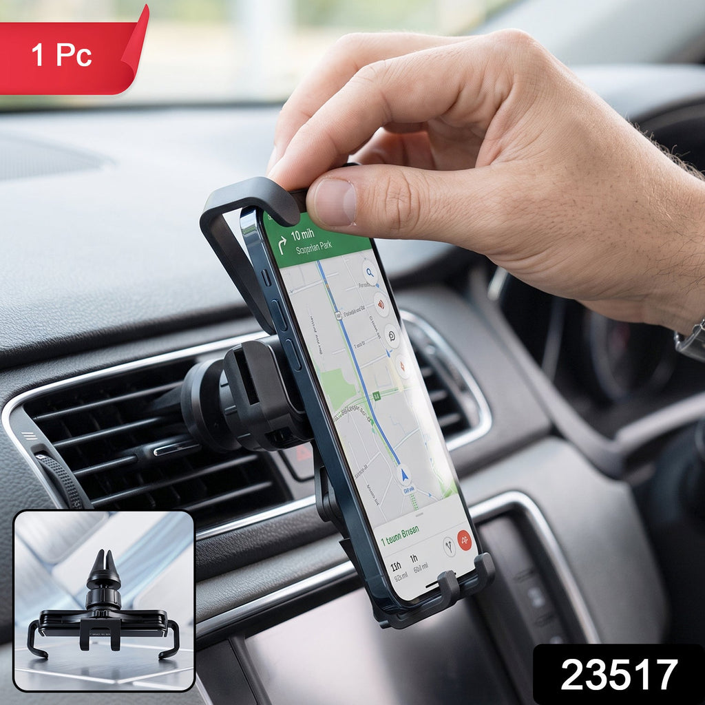 Air vent car phone mount with 360 degree rotation