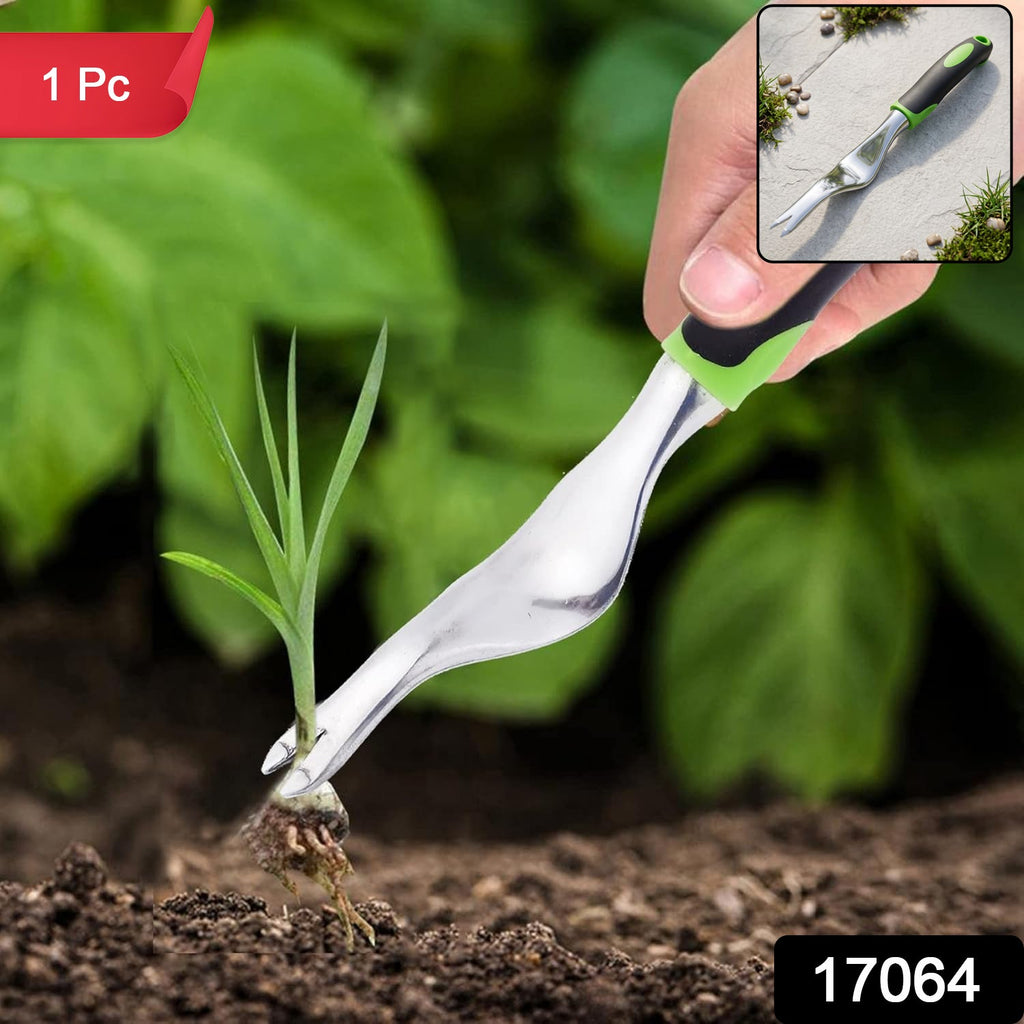 Hand cultivator weeder with comfortable grip for garden weeding