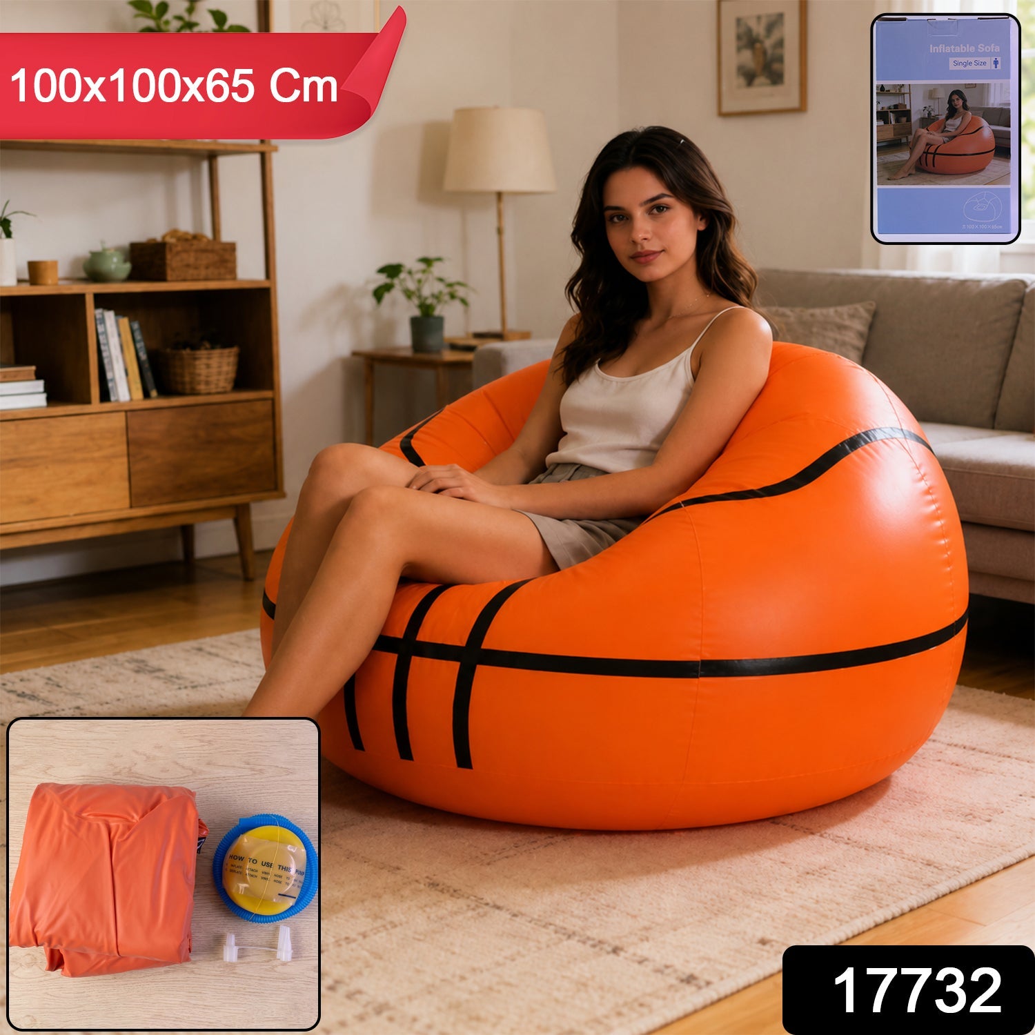 Inflatable sofa ball pack