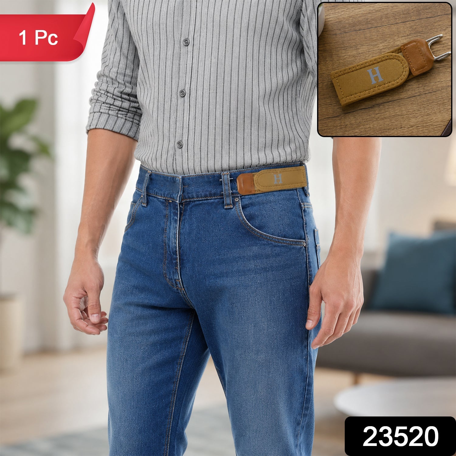 Invisible waist belt no bulge