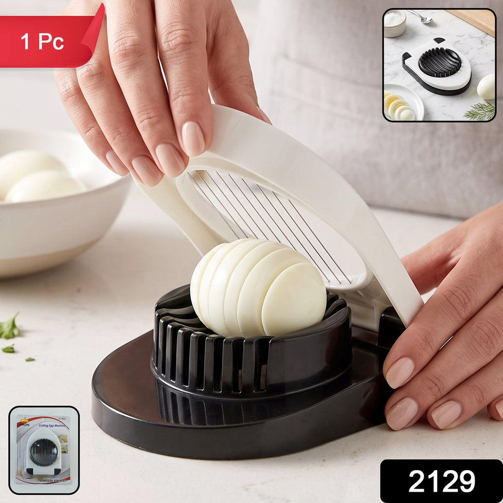 Stainless steel wire egg slicer for evenly cut boiled eggs