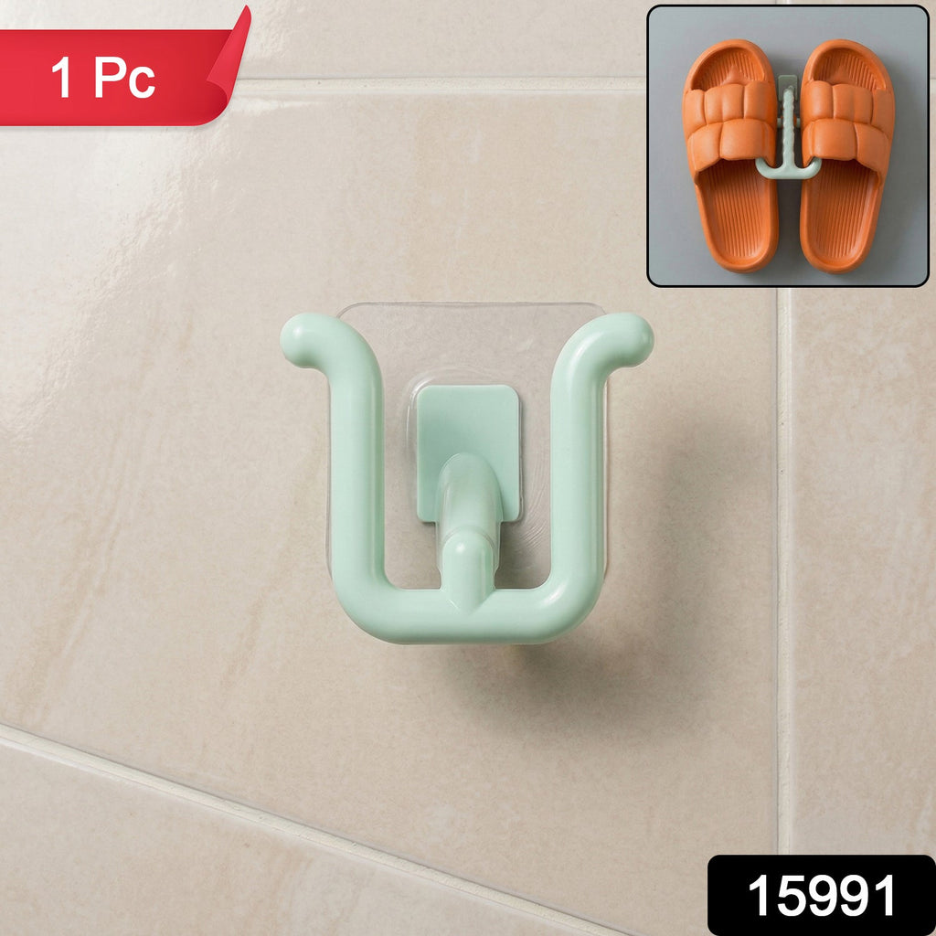 Shoe rack hook hanging slippers on wall
