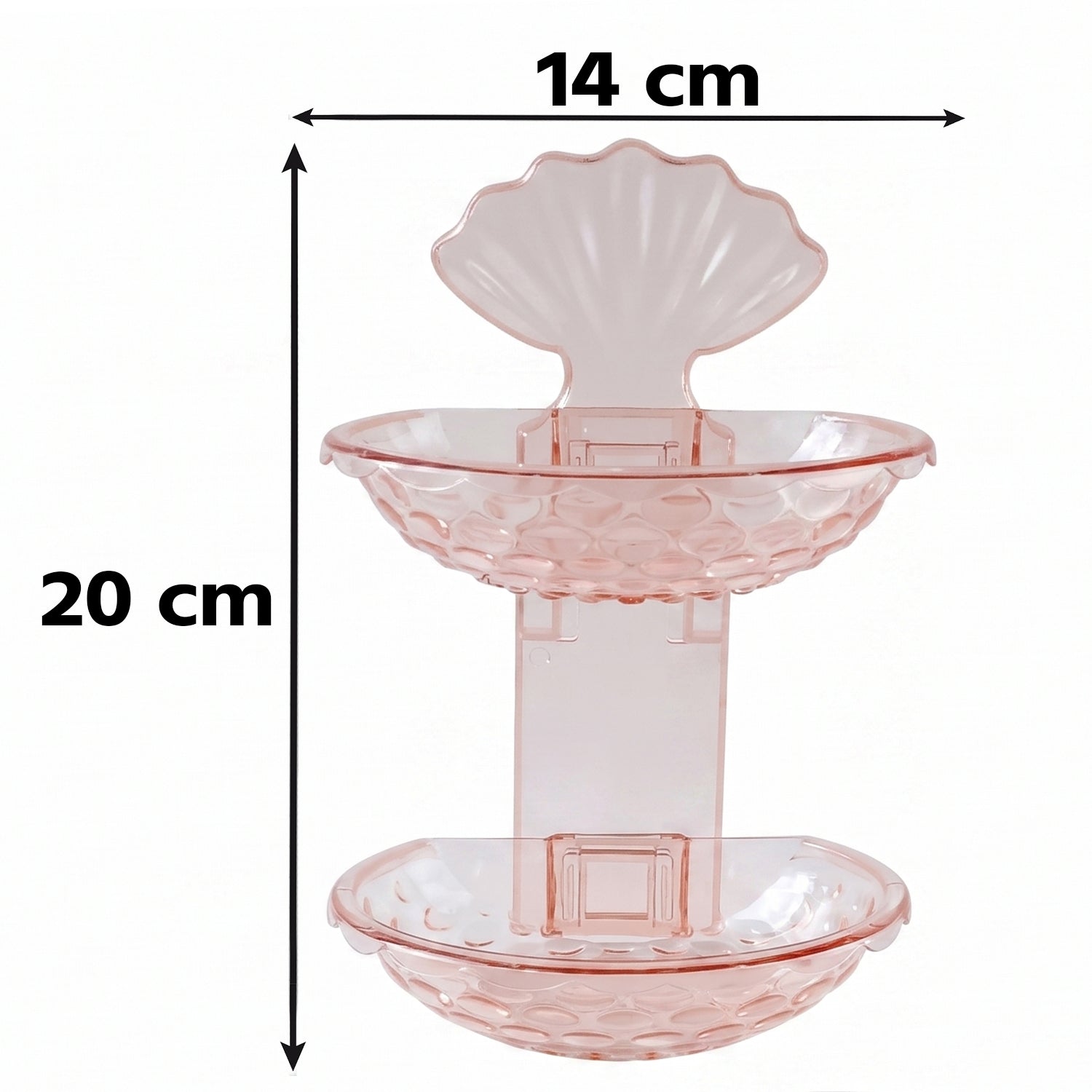 2 in 1 soap holder with removable tray for easy cleaning