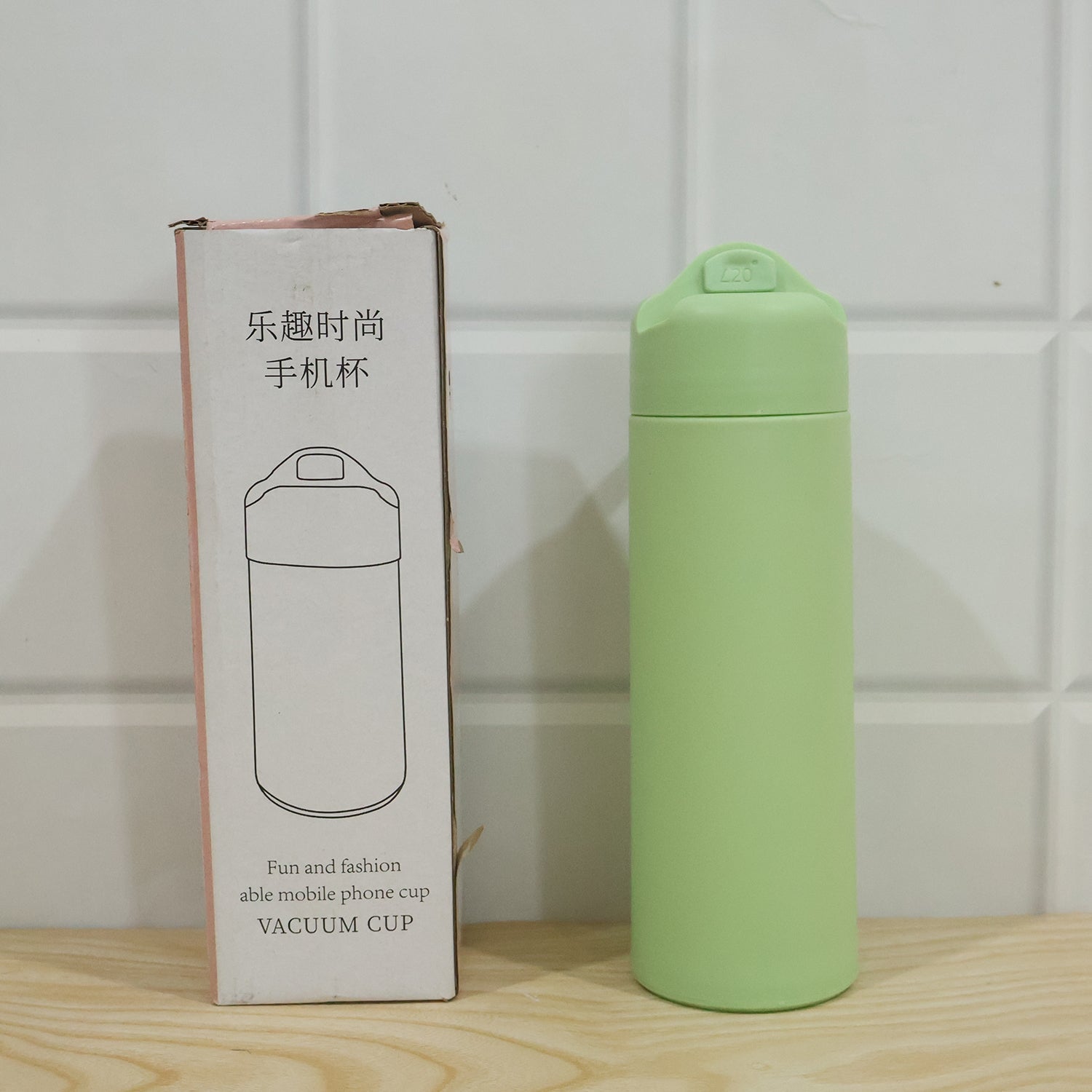 Glass travel water bottle 1 pc