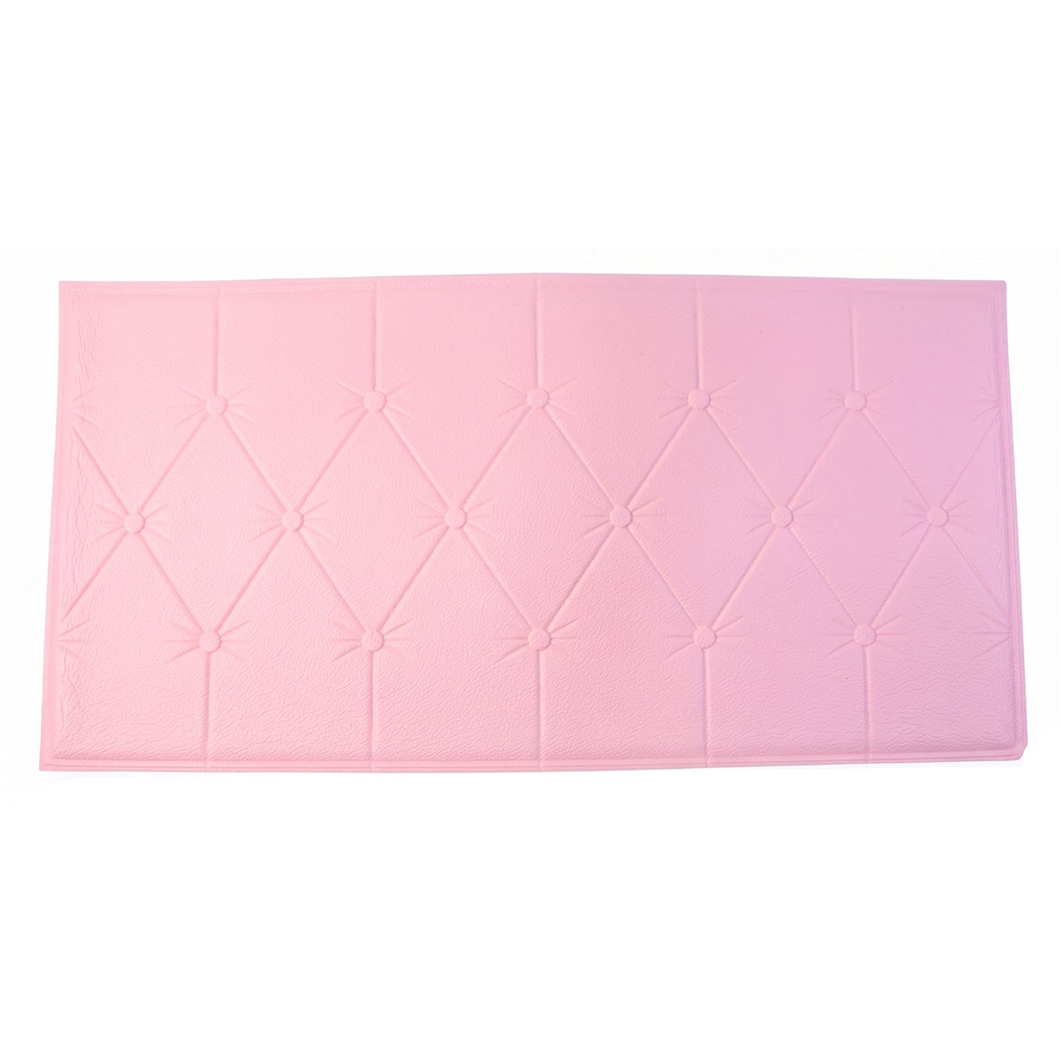 Peel and stick pink foam cushion wall panel home improvement
